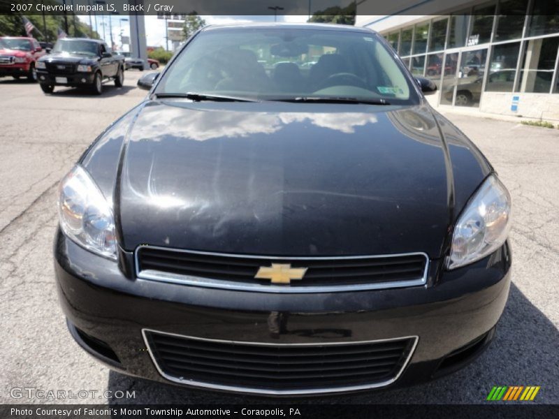 Black / Gray 2007 Chevrolet Impala LS
