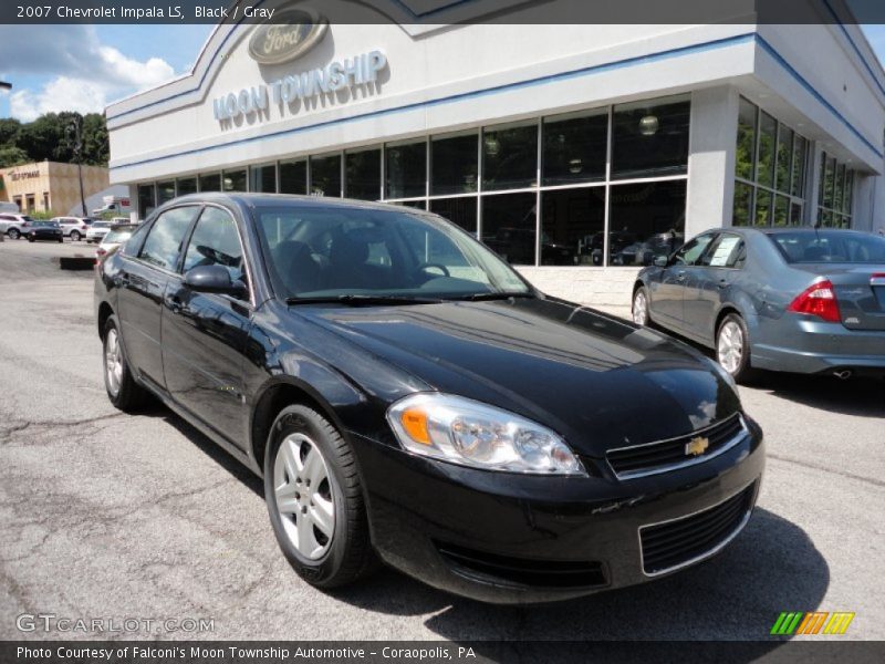 Black / Gray 2007 Chevrolet Impala LS