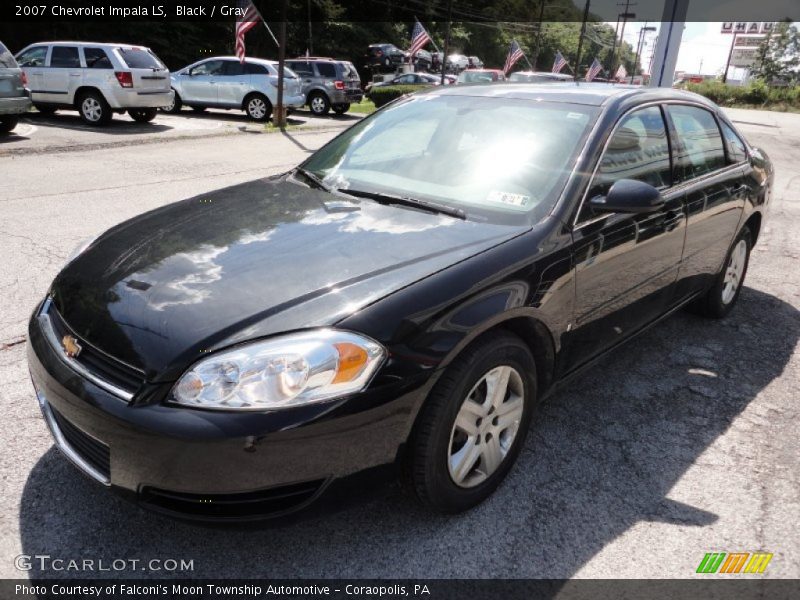 Black / Gray 2007 Chevrolet Impala LS