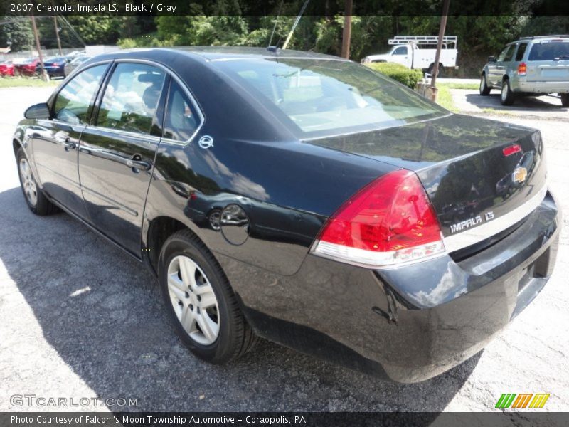 Black / Gray 2007 Chevrolet Impala LS
