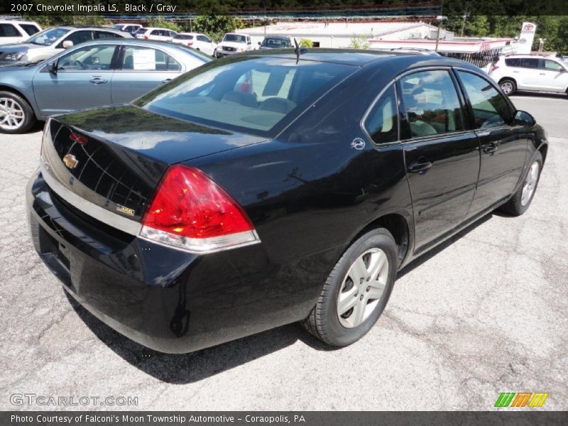 Black / Gray 2007 Chevrolet Impala LS