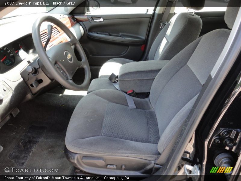 Black / Gray 2007 Chevrolet Impala LS