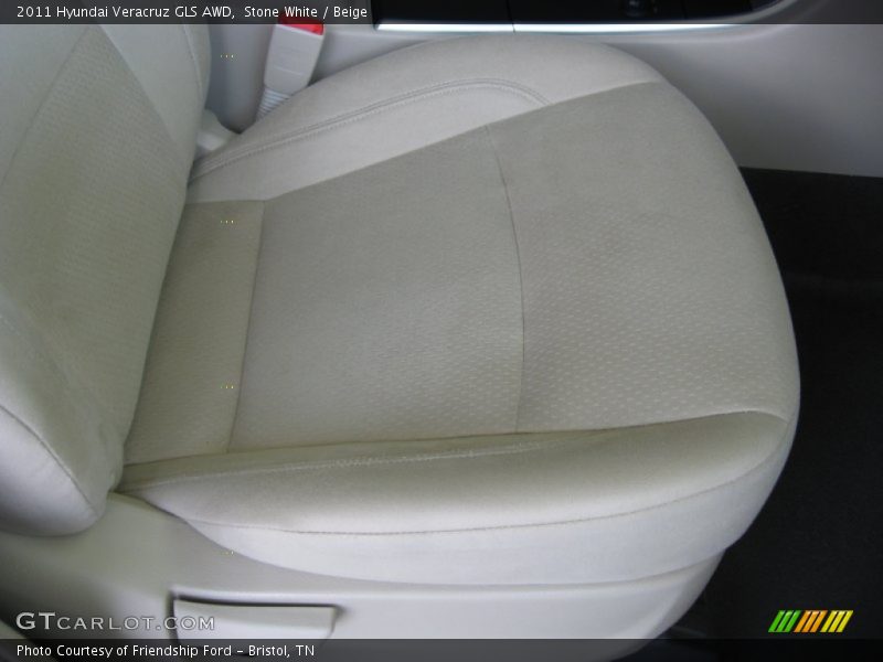 Stone White / Beige 2011 Hyundai Veracruz GLS AWD