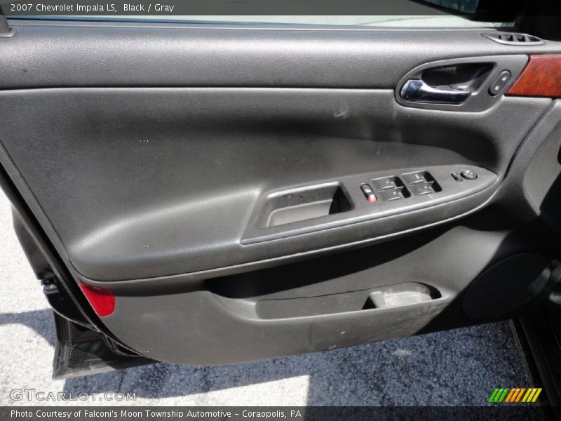 Black / Gray 2007 Chevrolet Impala LS