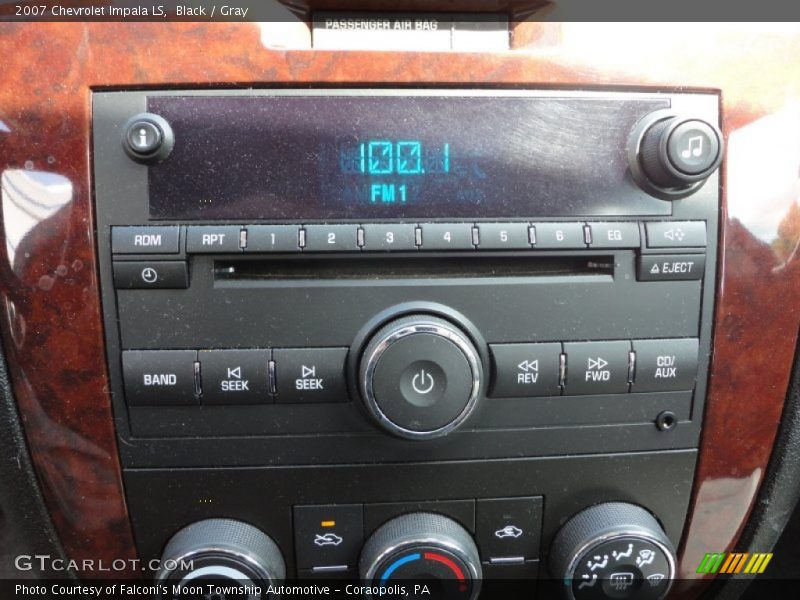 Black / Gray 2007 Chevrolet Impala LS