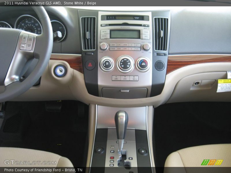 Stone White / Beige 2011 Hyundai Veracruz GLS AWD