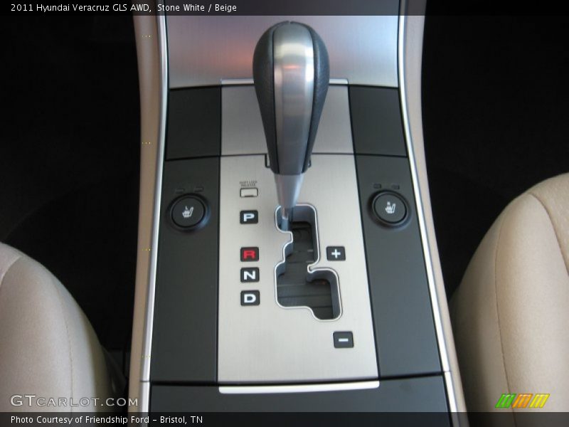 Stone White / Beige 2011 Hyundai Veracruz GLS AWD