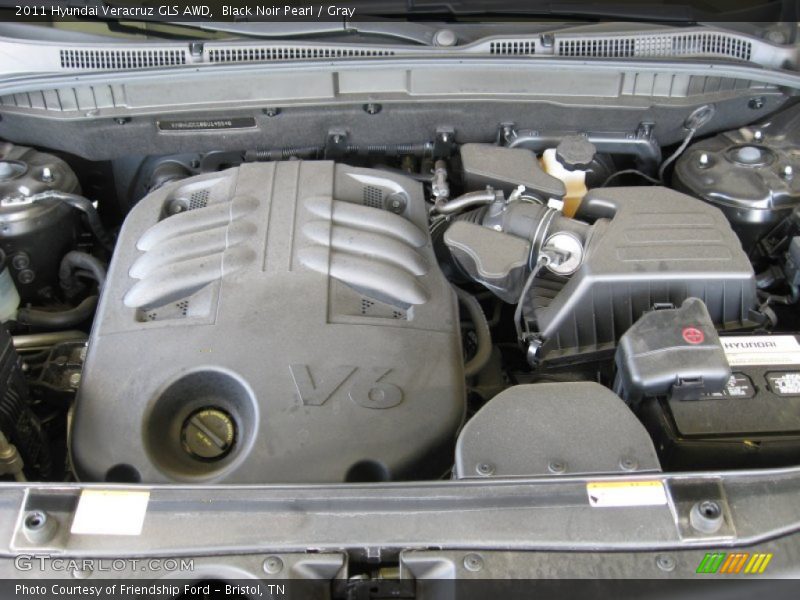  2011 Veracruz GLS AWD Engine - 3.8 Liter DOHC 24-Valve CVVT V6