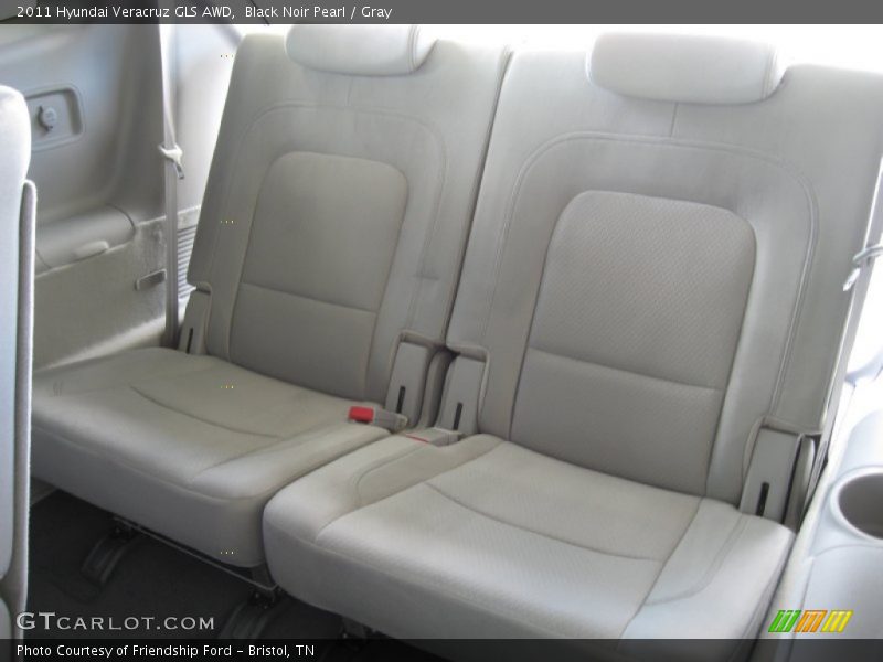 Black Noir Pearl / Gray 2011 Hyundai Veracruz GLS AWD