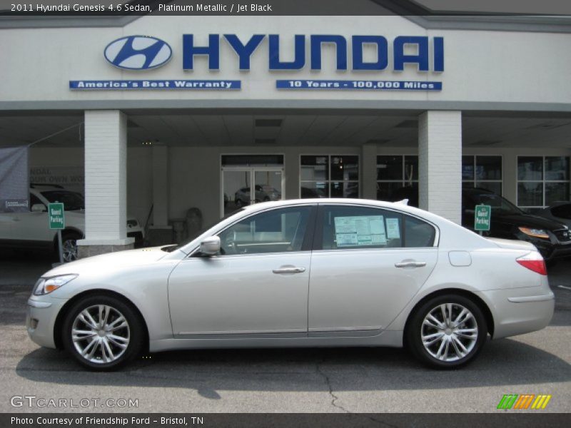  2011 Genesis 4.6 Sedan Platinum Metallic