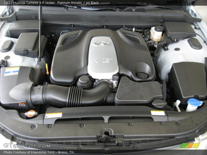  2011 Genesis 4.6 Sedan Engine - 4.6 Liter DOHC 32-Valve CVVT V8