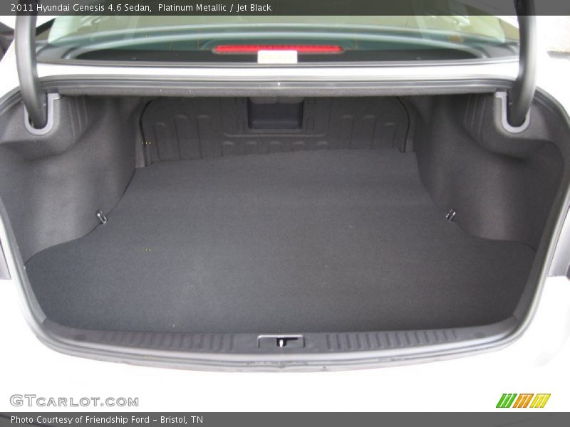 Platinum Metallic / Jet Black 2011 Hyundai Genesis 4.6 Sedan