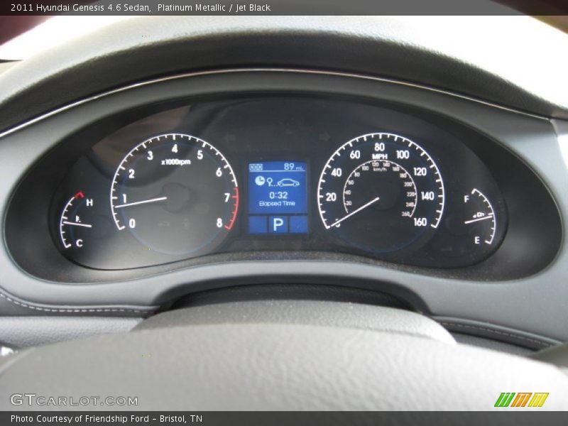  2011 Genesis 4.6 Sedan 4.6 Sedan Gauges