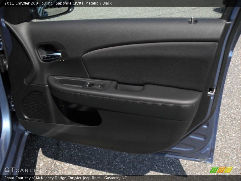 Sapphire Crystal Metallic / Black 2011 Chrysler 200 Touring