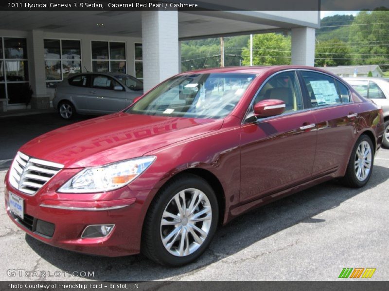 Cabernet Red Pearl / Cashmere 2011 Hyundai Genesis 3.8 Sedan