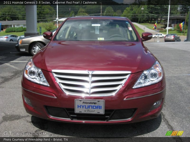 Cabernet Red Pearl / Cashmere 2011 Hyundai Genesis 3.8 Sedan