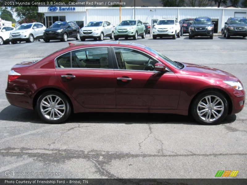 Cabernet Red Pearl / Cashmere 2011 Hyundai Genesis 3.8 Sedan