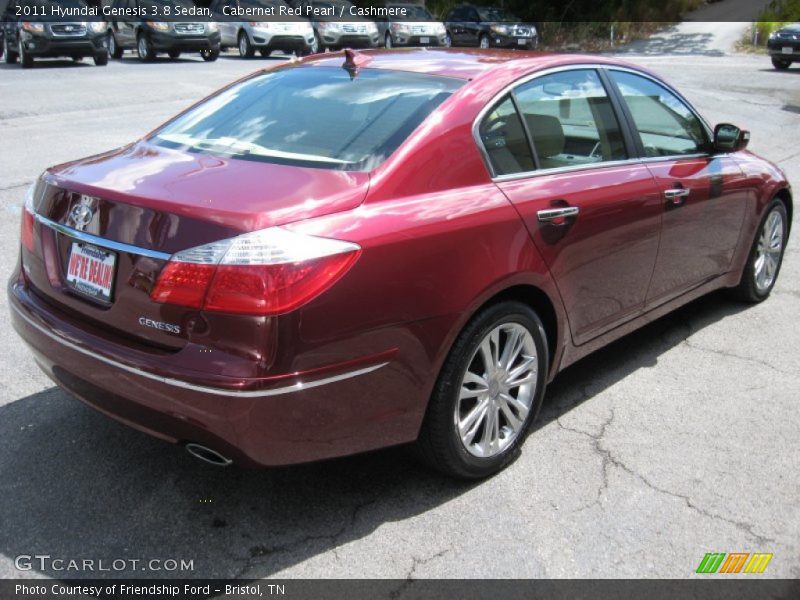 Cabernet Red Pearl / Cashmere 2011 Hyundai Genesis 3.8 Sedan