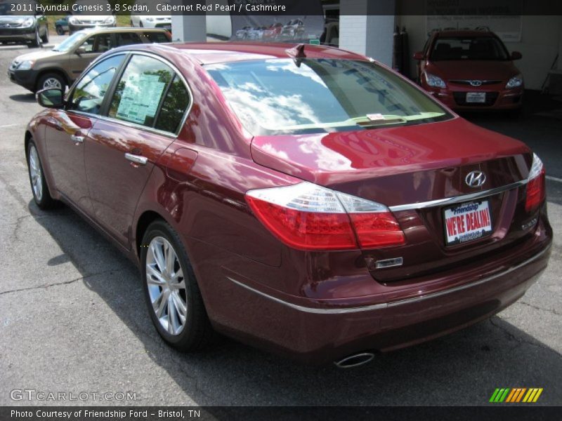 Cabernet Red Pearl / Cashmere 2011 Hyundai Genesis 3.8 Sedan