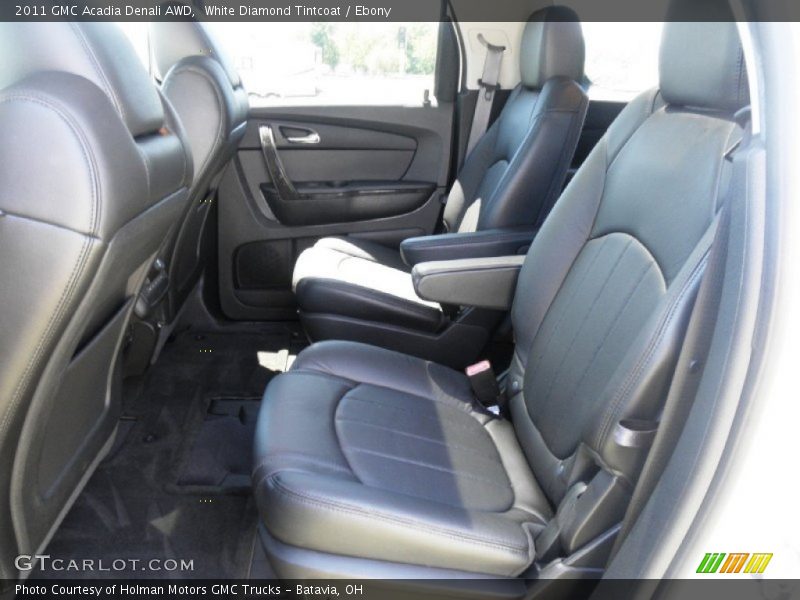 White Diamond Tintcoat / Ebony 2011 GMC Acadia Denali AWD