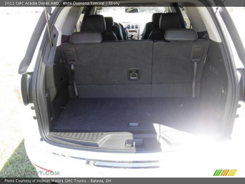White Diamond Tintcoat / Ebony 2011 GMC Acadia Denali AWD