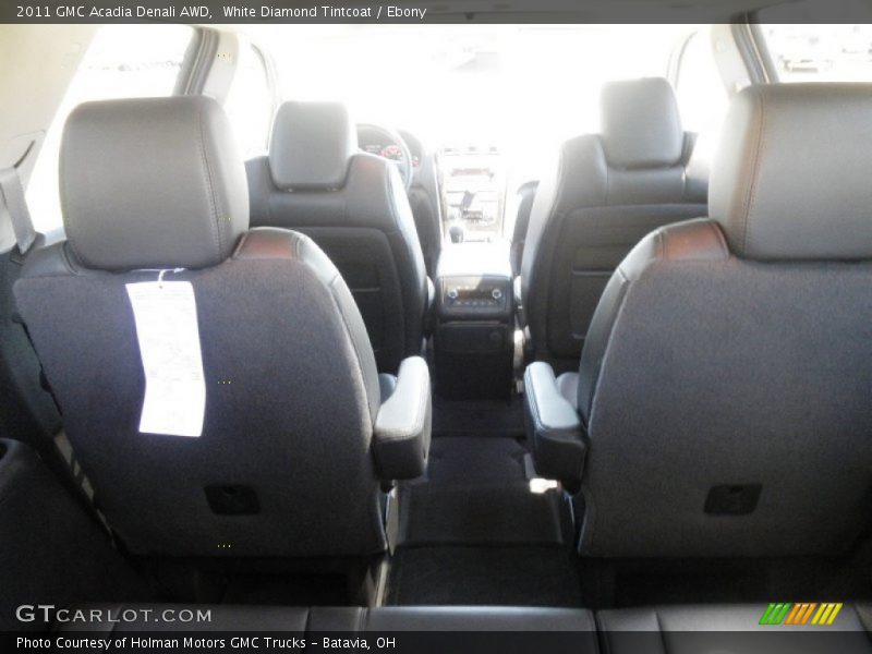 White Diamond Tintcoat / Ebony 2011 GMC Acadia Denali AWD