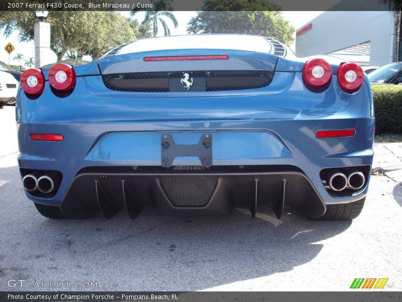 Blue Mirabeau / Cuoio 2007 Ferrari F430 Coupe