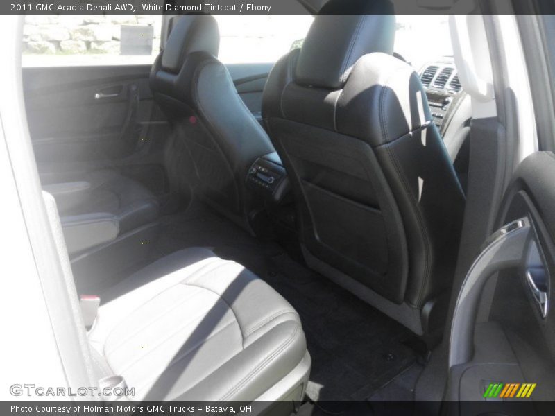 White Diamond Tintcoat / Ebony 2011 GMC Acadia Denali AWD