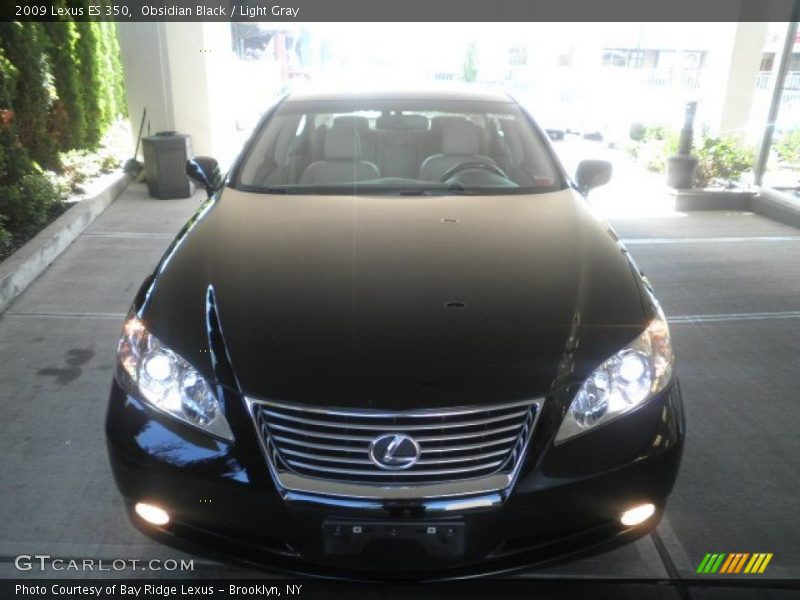 Obsidian Black / Light Gray 2009 Lexus ES 350