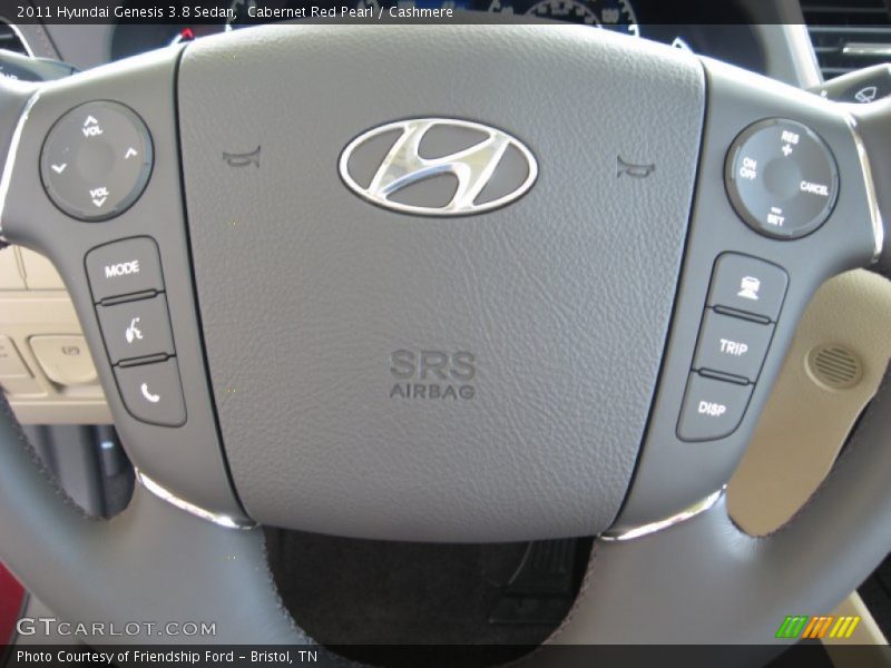 Cabernet Red Pearl / Cashmere 2011 Hyundai Genesis 3.8 Sedan