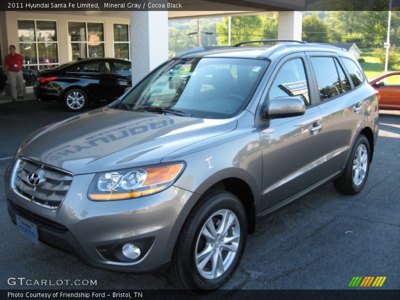 Mineral Gray / Cocoa Black 2011 Hyundai Santa Fe Limited