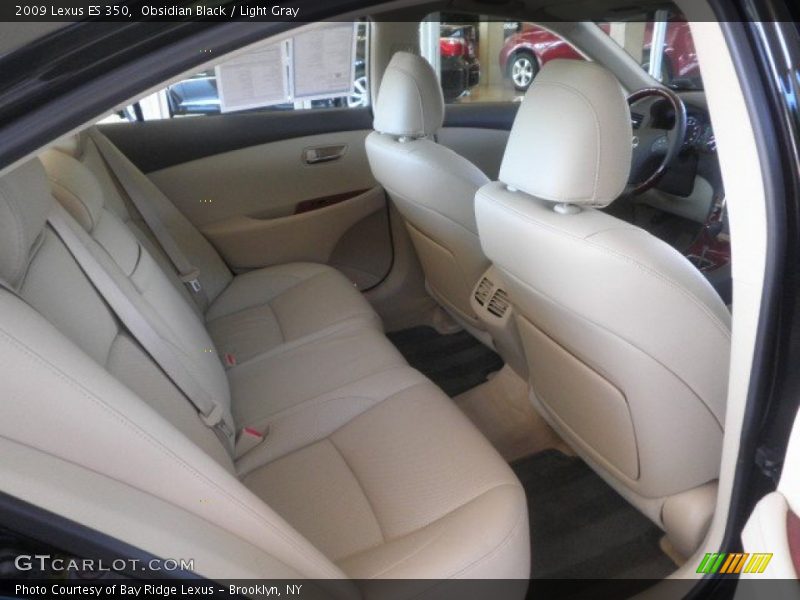 Obsidian Black / Light Gray 2009 Lexus ES 350