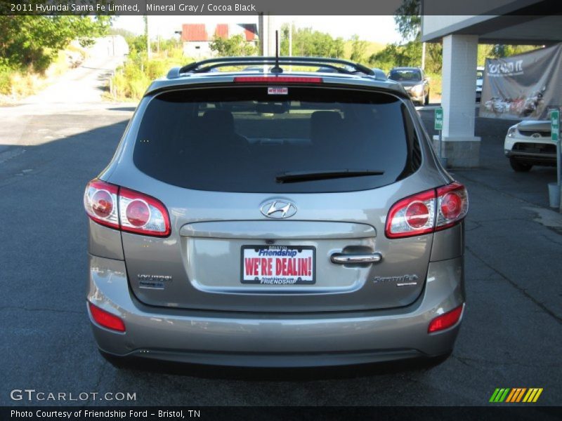 Mineral Gray / Cocoa Black 2011 Hyundai Santa Fe Limited