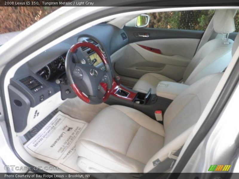 Tungsten Metallic / Light Gray 2008 Lexus ES 350
