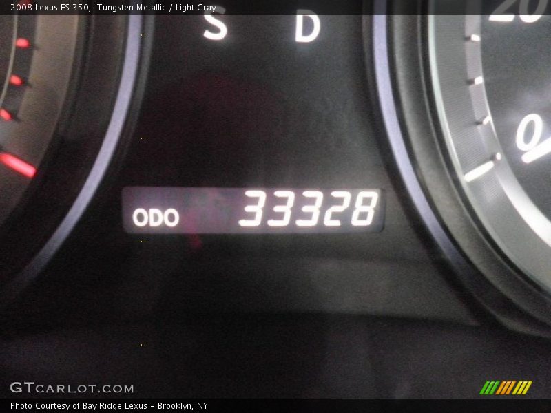 Tungsten Metallic / Light Gray 2008 Lexus ES 350