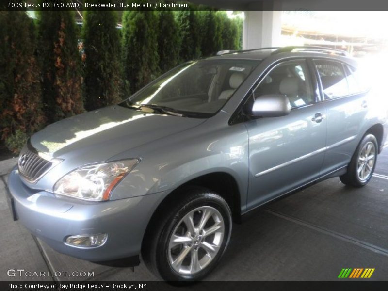 Breakwater Blue Metallic / Parchment 2009 Lexus RX 350 AWD