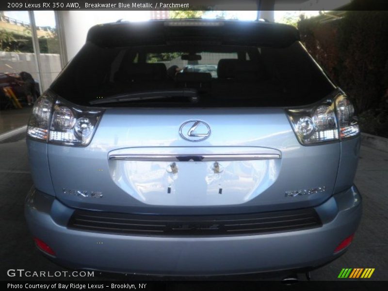 Breakwater Blue Metallic / Parchment 2009 Lexus RX 350 AWD