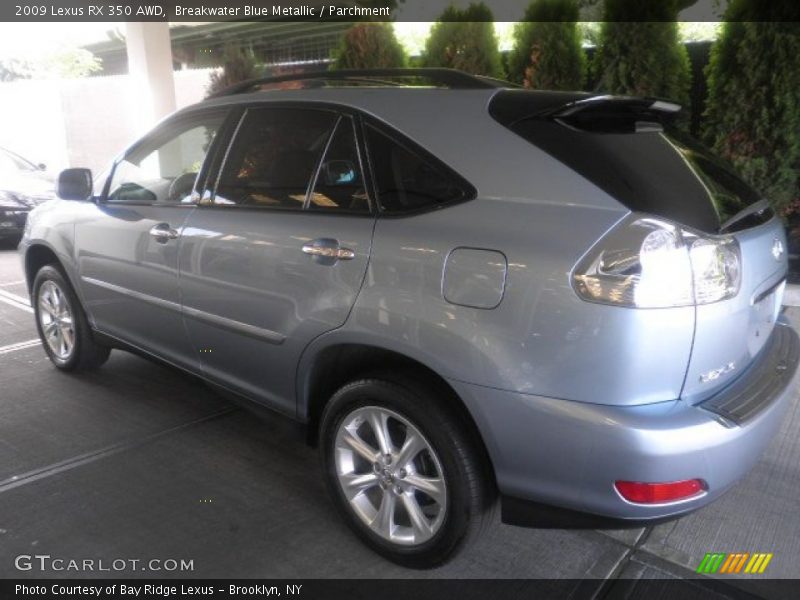 Breakwater Blue Metallic / Parchment 2009 Lexus RX 350 AWD