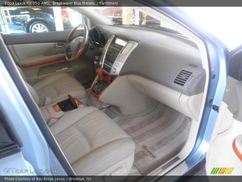 Breakwater Blue Metallic / Parchment 2009 Lexus RX 350 AWD