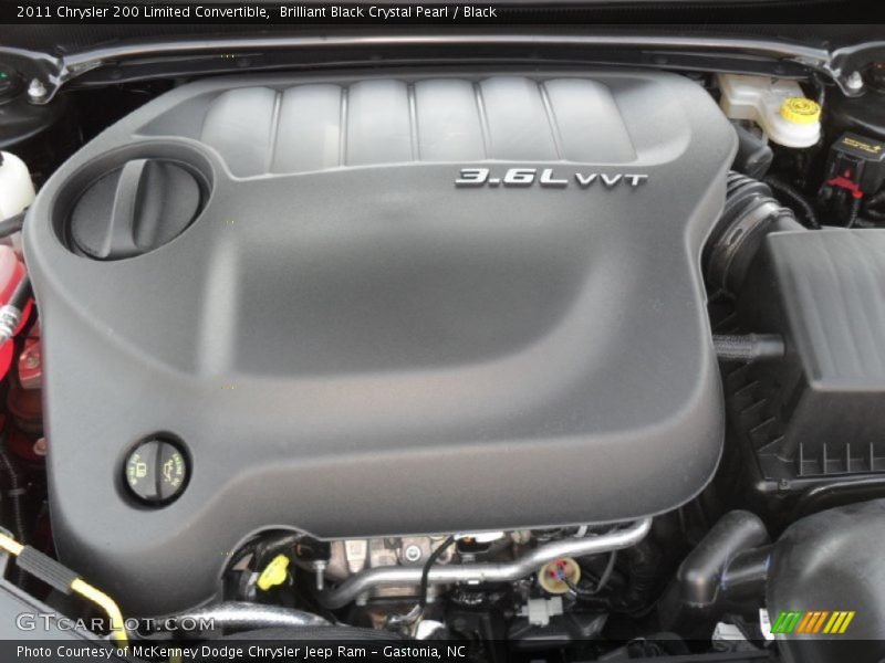  2011 200 Limited Convertible Engine - 3.6 Liter DOHC 24-Valve VVT Pentastar V6