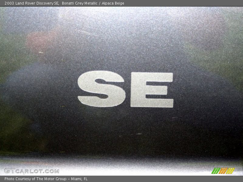 Bonatti Grey Metallic / Alpaca Beige 2003 Land Rover Discovery SE