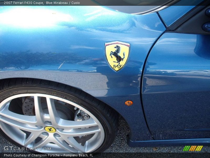 Blue Mirabeau / Cuoio 2007 Ferrari F430 Coupe
