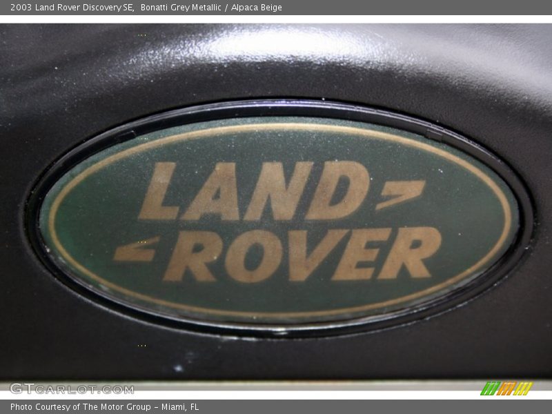 Bonatti Grey Metallic / Alpaca Beige 2003 Land Rover Discovery SE