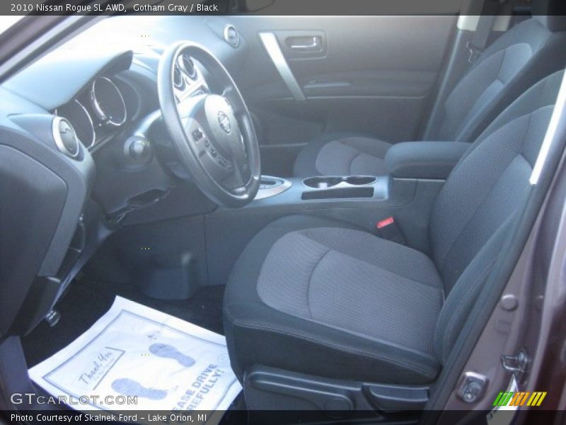 Gotham Gray / Black 2010 Nissan Rogue SL AWD