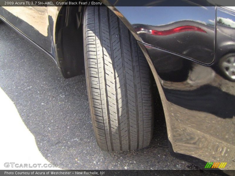 Crystal Black Pearl / Ebony 2009 Acura TL 3.7 SH-AWD