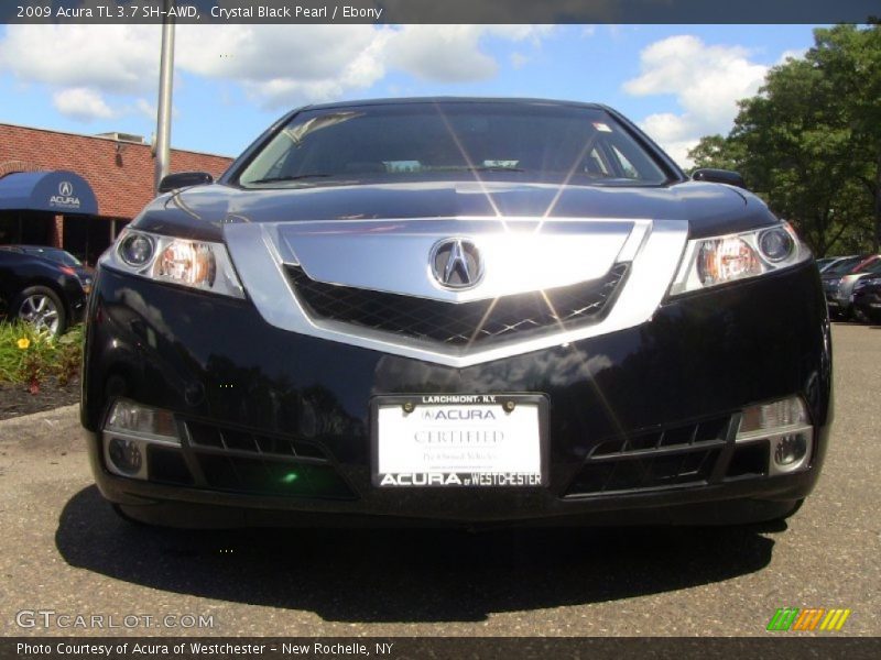 Crystal Black Pearl / Ebony 2009 Acura TL 3.7 SH-AWD