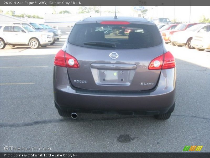 Gotham Gray / Black 2010 Nissan Rogue SL AWD