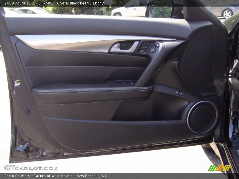Crystal Black Pearl / Ebony 2009 Acura TL 3.7 SH-AWD