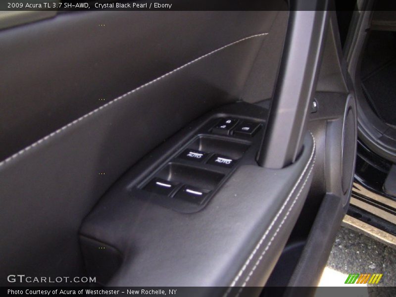 Crystal Black Pearl / Ebony 2009 Acura TL 3.7 SH-AWD