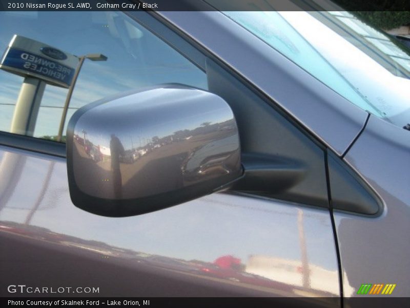 Gotham Gray / Black 2010 Nissan Rogue SL AWD